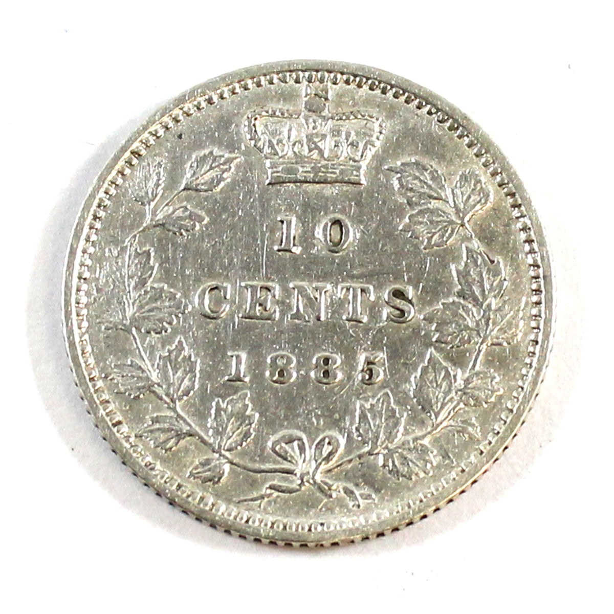 1885 Obv. 4 Canada 10-cents Extra Fine (EF40) $