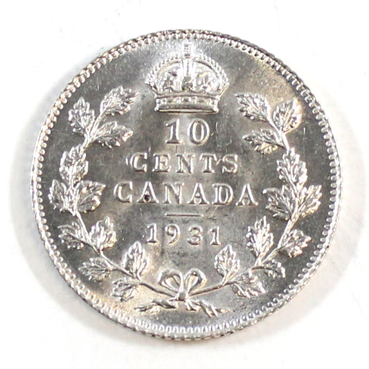 1931 Canada 10-cents UNC+ (MS-62) $