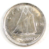 1938 Re-Engraved Canada 10-cents EF-AU (EF45) $