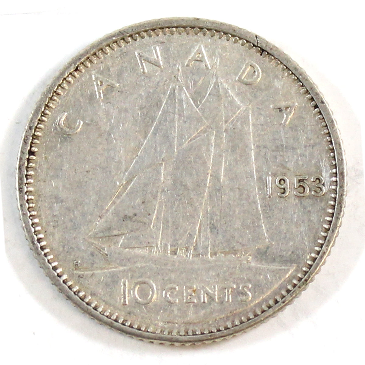 1953 NSS Canada 10-cents Very Fine (VF20)