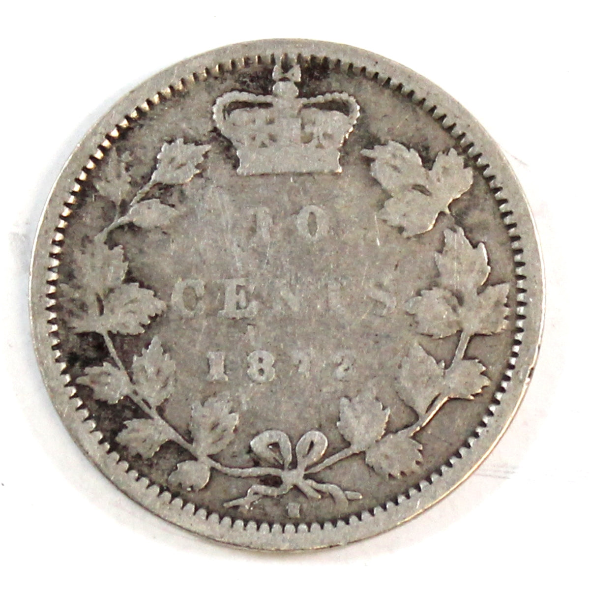 1872H Canada 10-cents G-VG (G-6) $