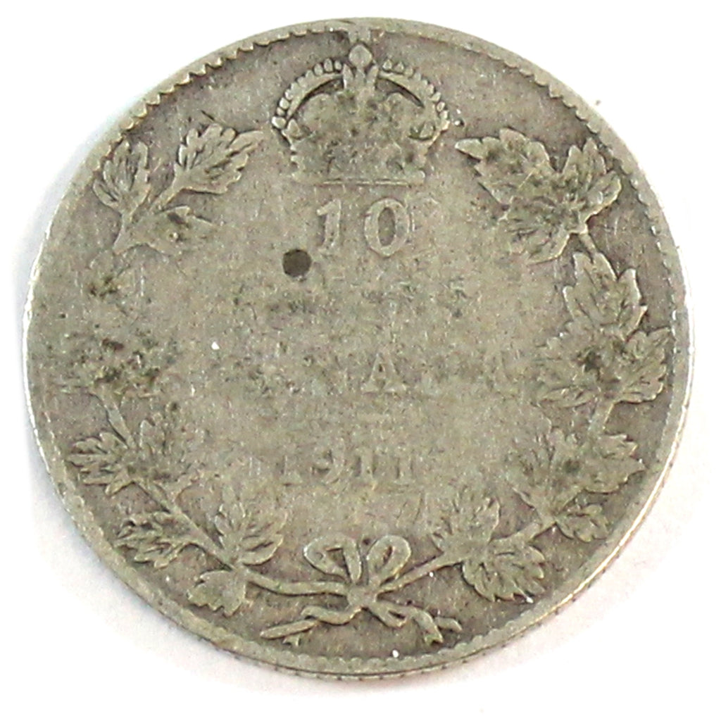 1911 Canada 10-cents Good (G4)