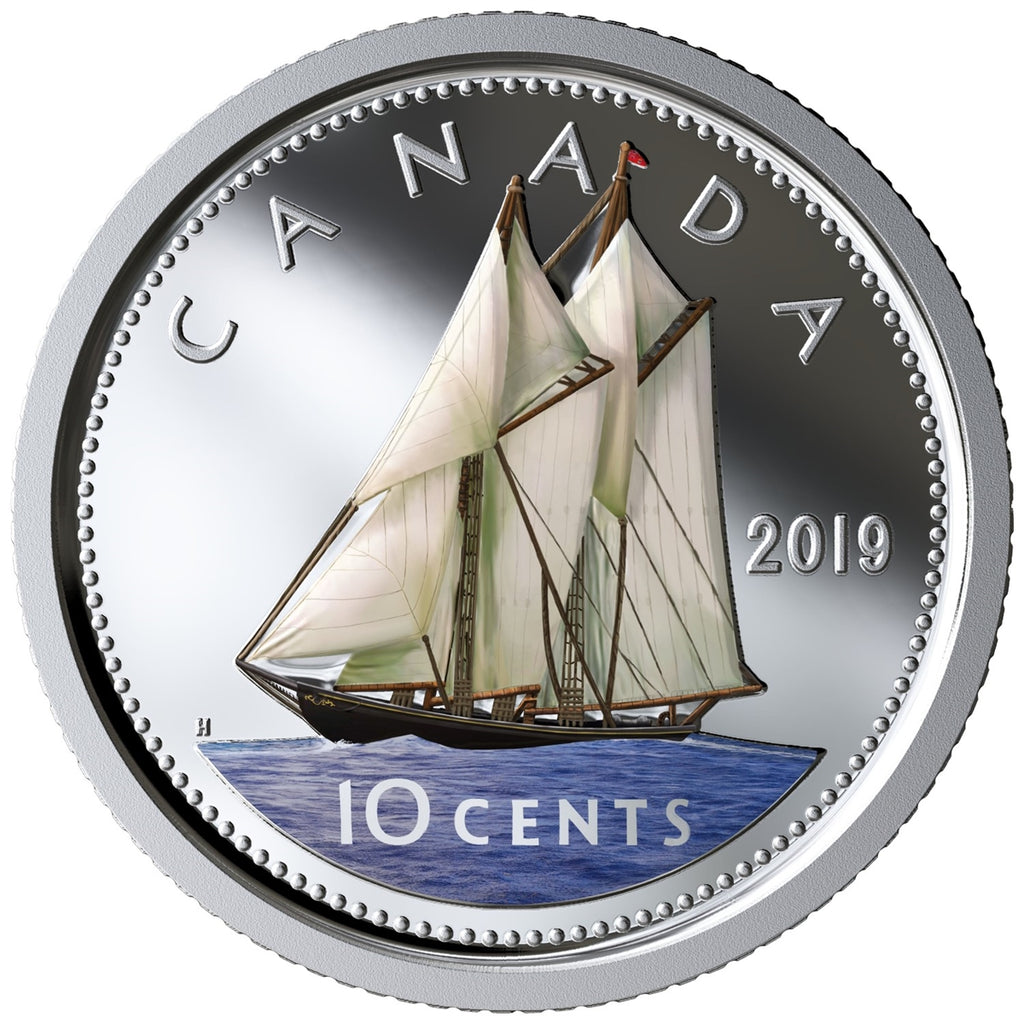 2019 Canada 10-cents Coloured Silver Proof (No Tax)