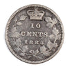1885 Obv. 4 Canada 10-cents G-VG (G6) $
