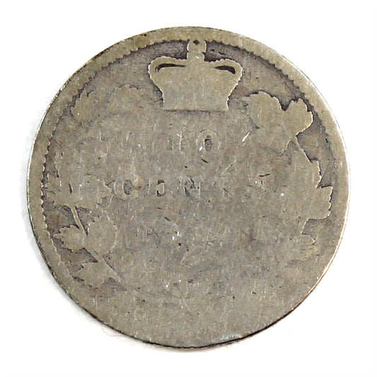 1892 Canada 10-cents About Good (AG3)