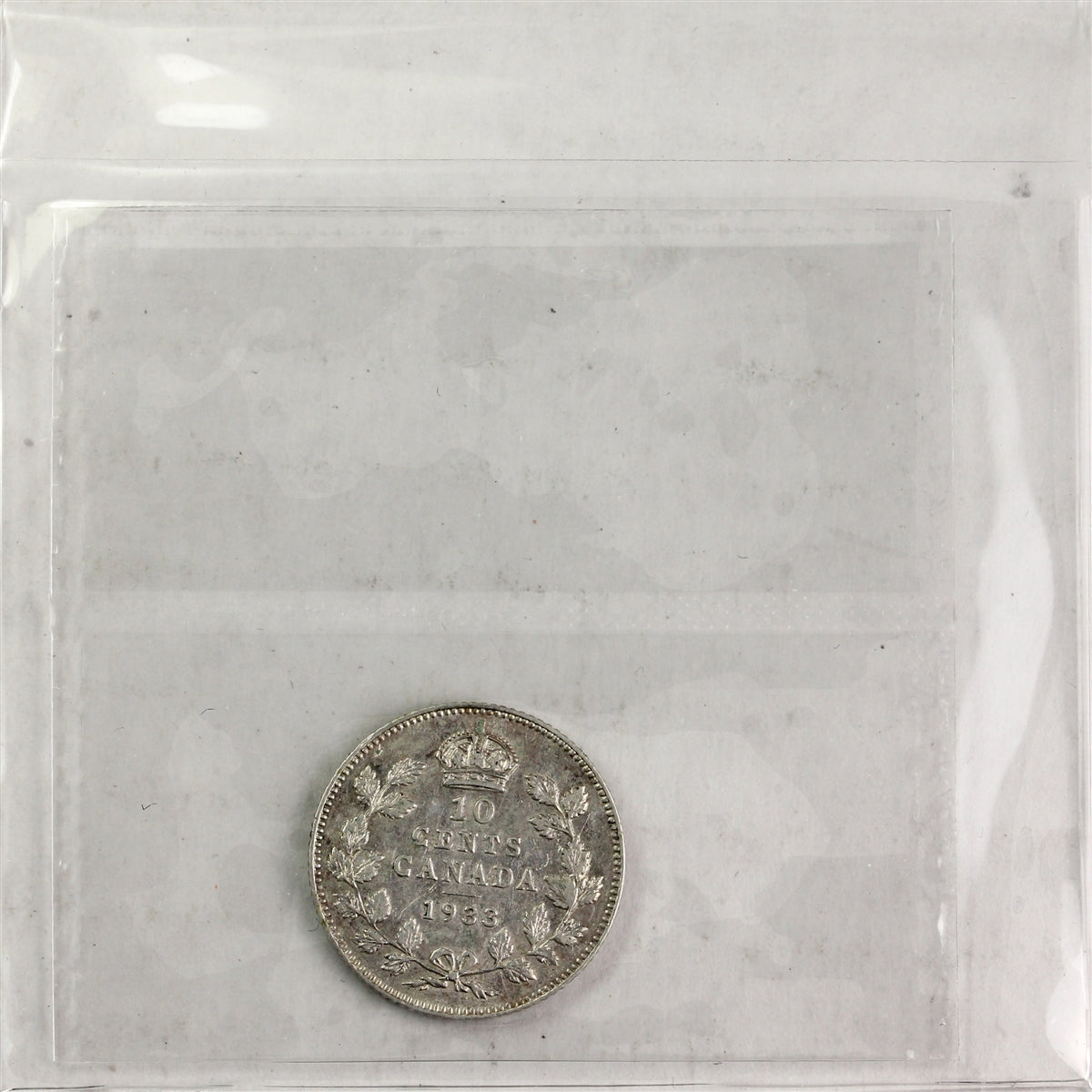 1933 Canada 10-cents ICCS Certified EF45