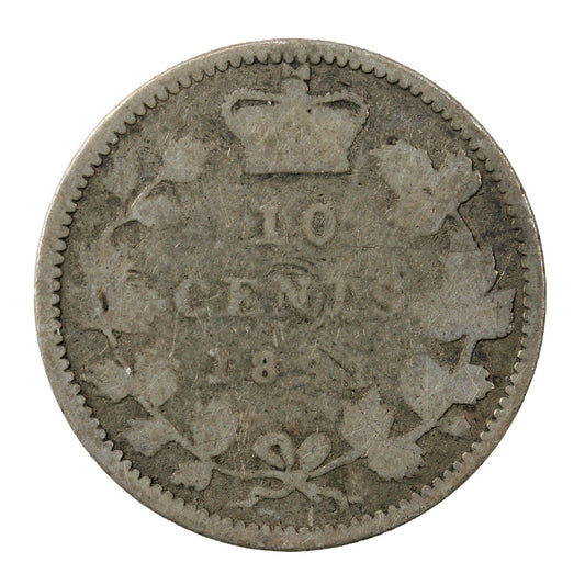 1891 22 Leaves Canada 10-cents About Good (AG3)
