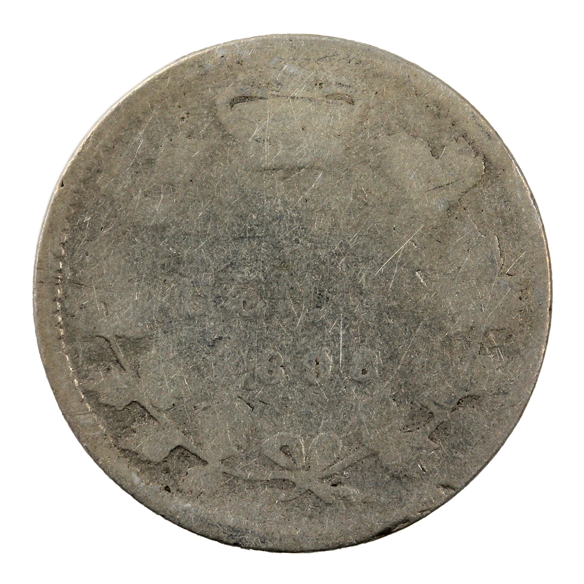 1898 Canada 10-cents About Good (AG-3)