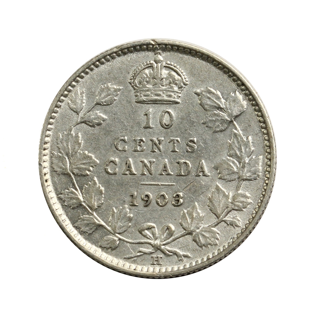1903H Canada 10-cents Extra Fine (EF-40) $