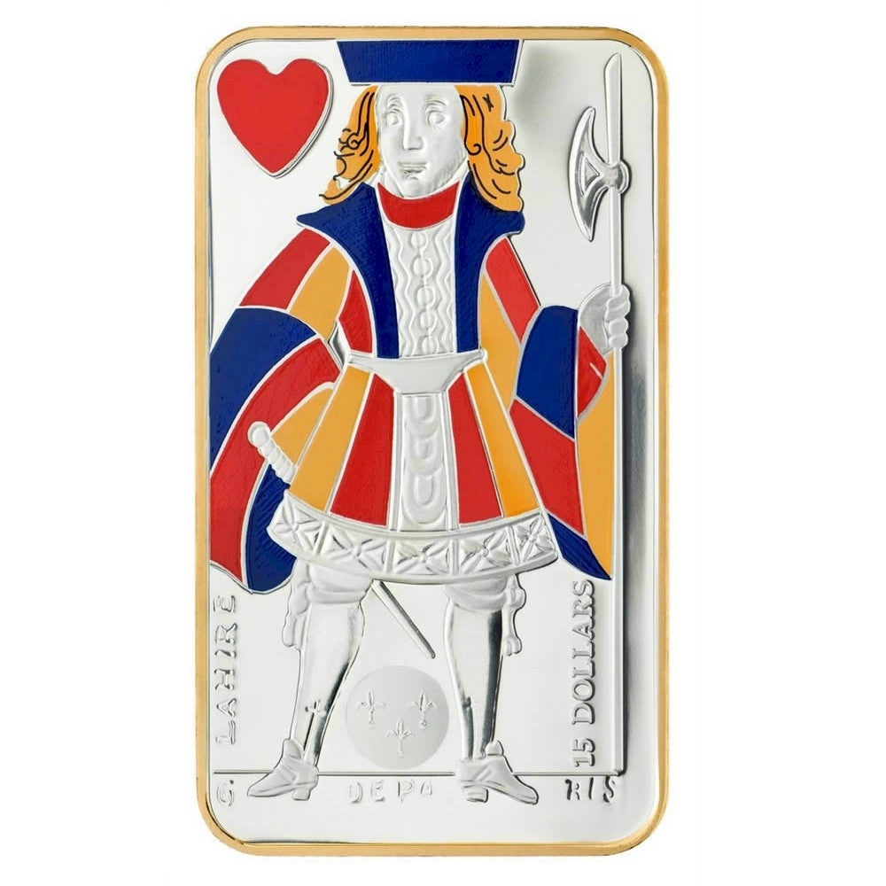 2008 Canada $15 Playing Card - Jack of Hearts Sterling Silver (#1)