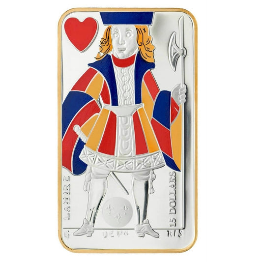 2008 Canada $15 Playing Card - Jack of Hearts Sterling Silver (#1)