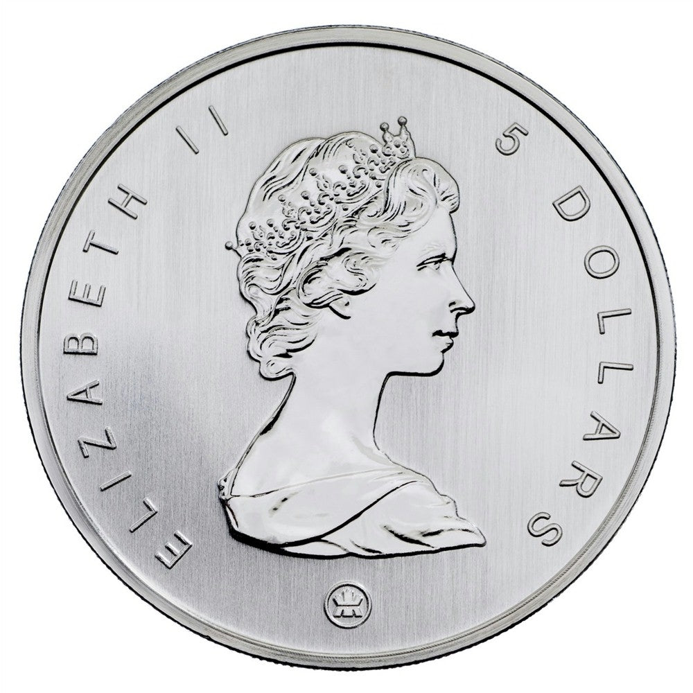 2008 Canada $5 20th Anniversary of the Silver Maple Leaf (No Tax)