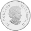 2009 Canada $20 Pink Crystal Snowflake Fine Silver