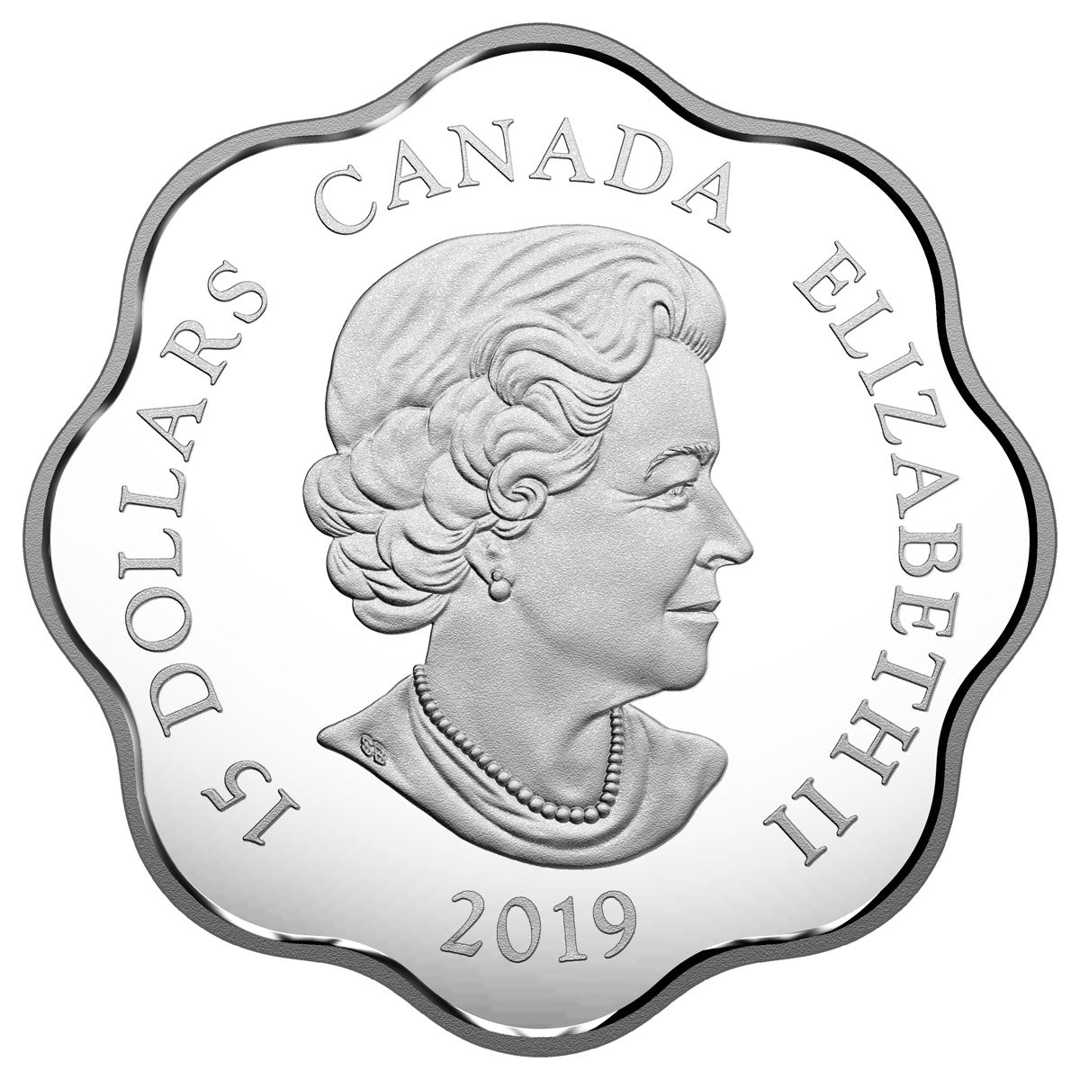 2019 Canada $15 Lunar Lotus - Year of the Pig Fine Silver Coin (No Tax)