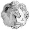 RDC 2014 Canada $15 Lunar Lotus Year of the Horse Fine Silver (No Tax) capsule scratched