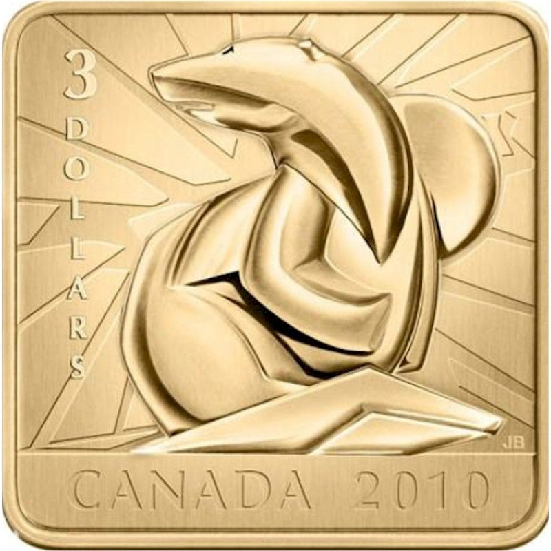 2010 Canada $3 Wildlife Conservation - Polar Bear Sterling Silver