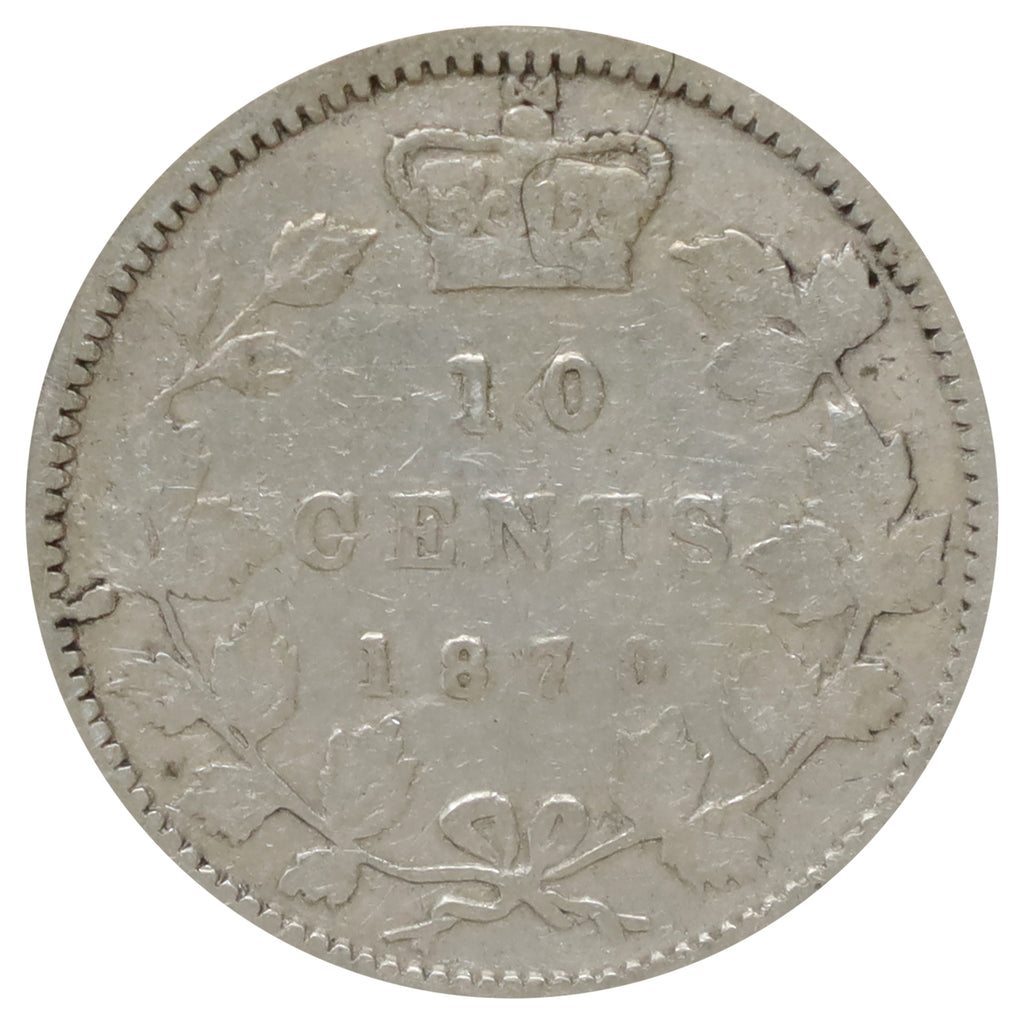 1870 Wide 0 Canada 10-cents Good (G4)