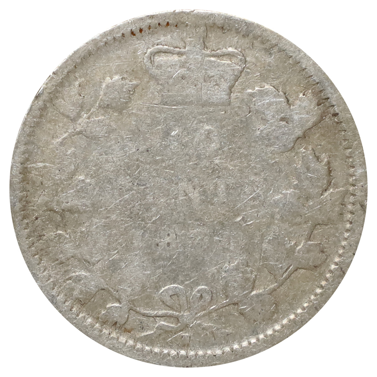 1871H Canada 10-cents About Good (AG3)