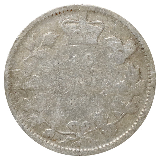 1871H Canada 10-cents About Good (AG3)