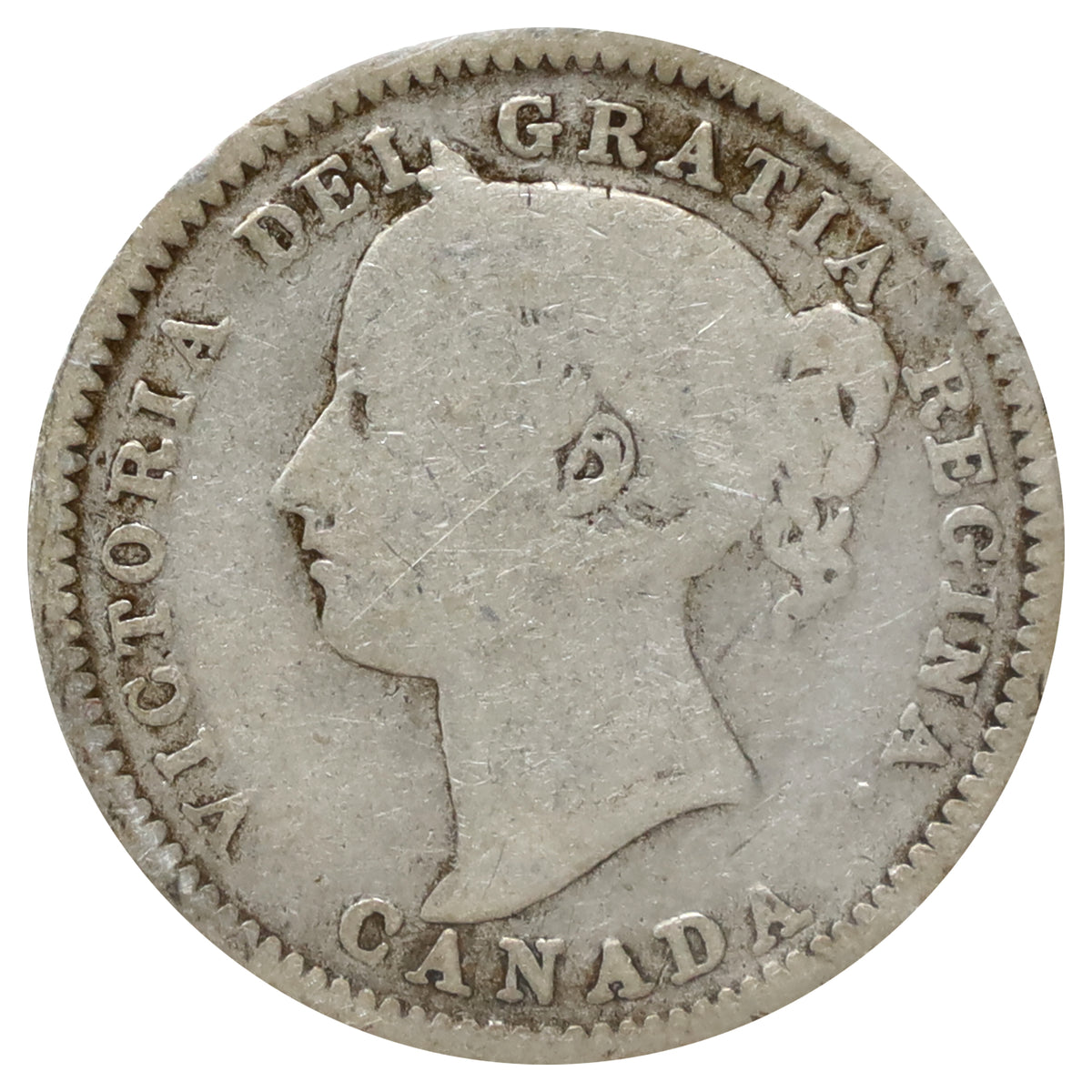 1882H Canada 10-cents Good (G4)