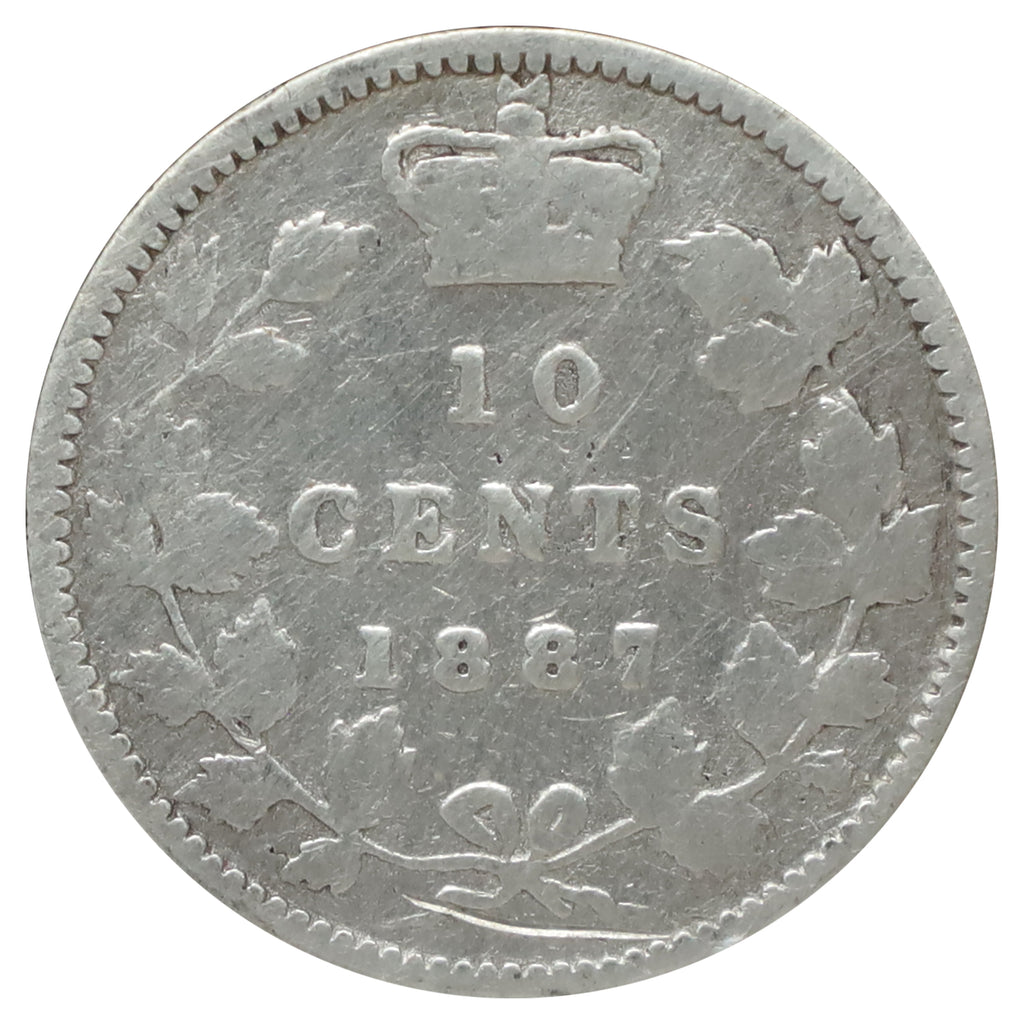 1887 Canada 10-cents Good (G4)