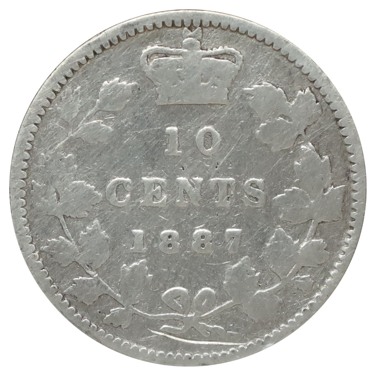 1887 Canada 10-cents Good (G4)