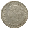 1870 Narrow 0/0 Cnaada 10-cents EF-AU (EF45) $