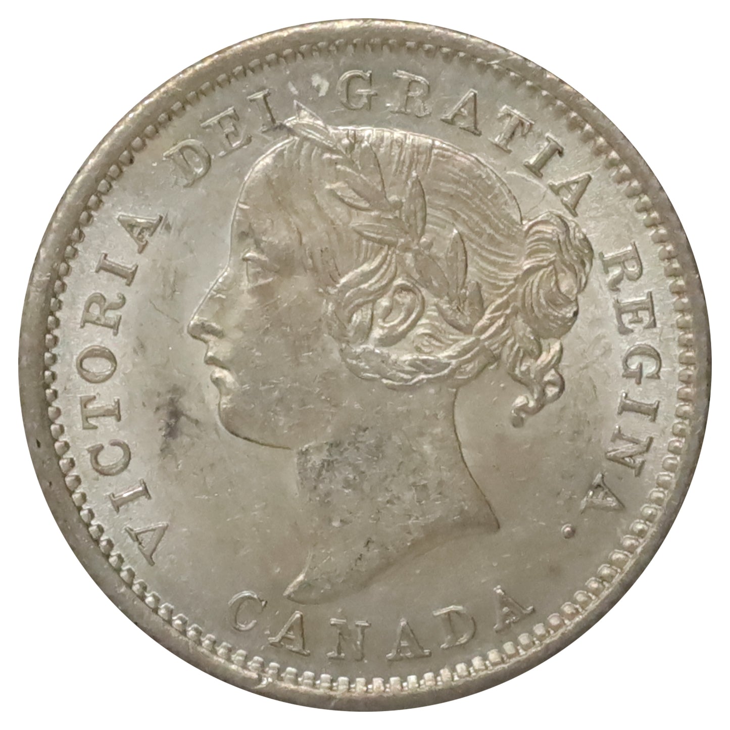 1871 Canada 10-cents UNC+ (MS62) $