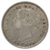 1885 Obv. 5 Canada 10-cents VF-EF (VF30) $