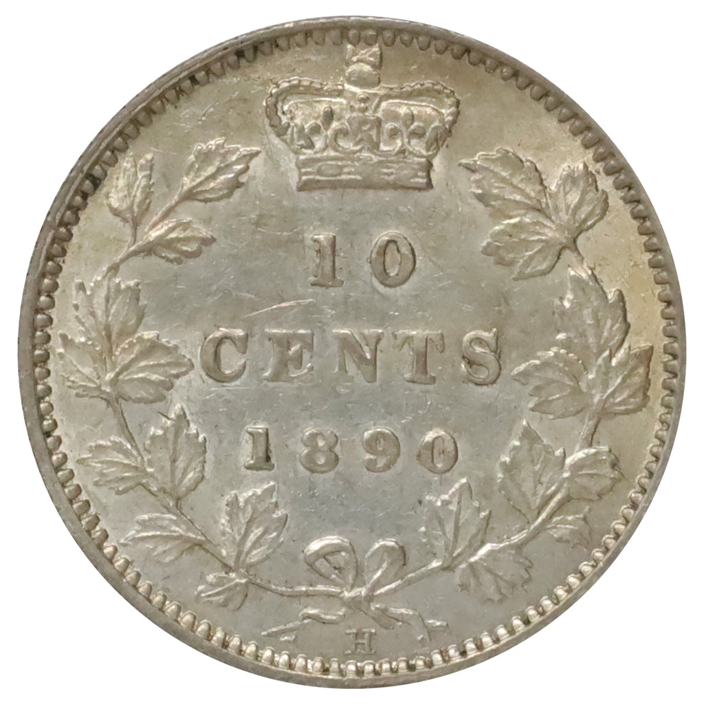 1890H Canada 10-cents EF-AU (EF45) $