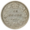 1894 Obv. 5 Canada 10-cents Fine (F12) $