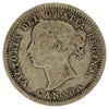 1870 Wide 0 Canada 10-cents G-VG (G-6) $