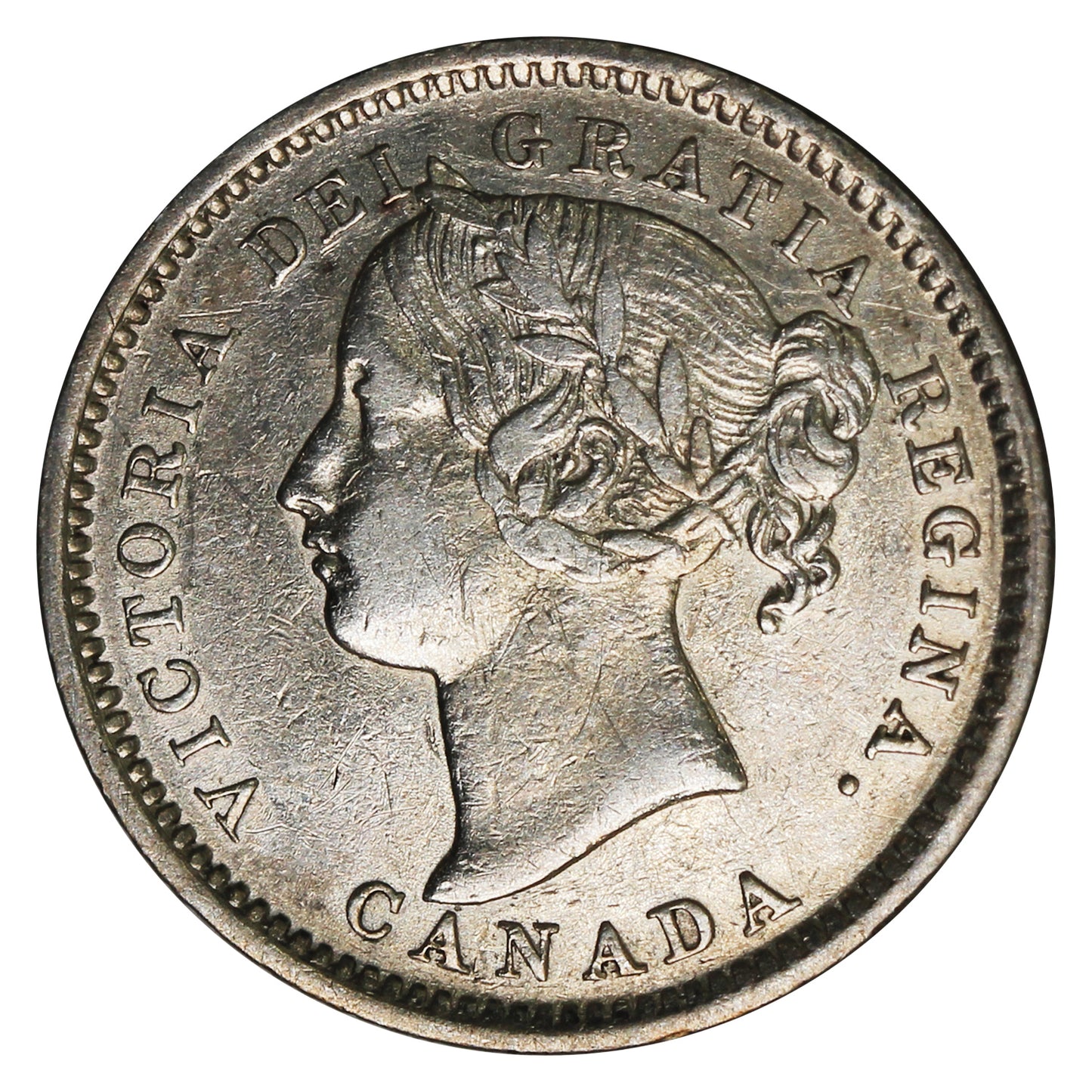 1899 Large 9's Canada 10-cents VF-EF (VF30) $