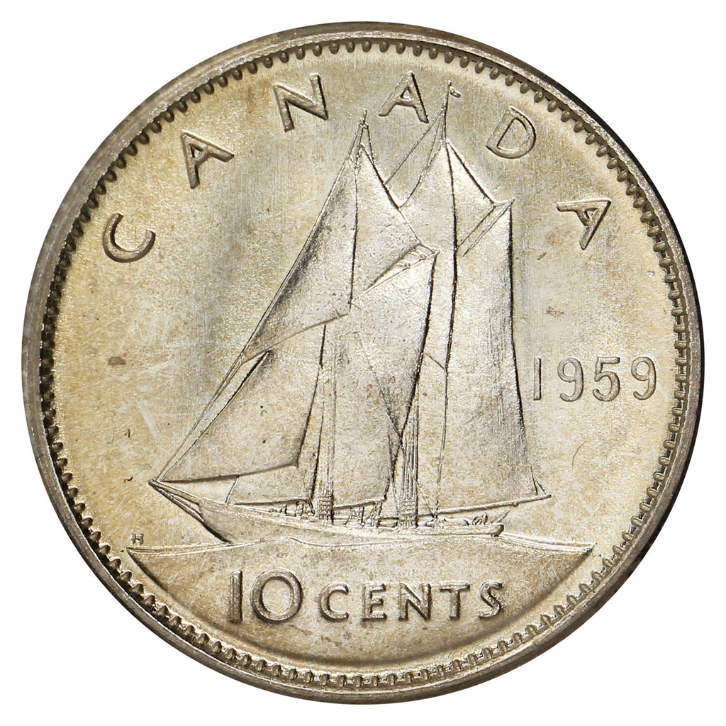 1959 Canada 10-cents Proof Like