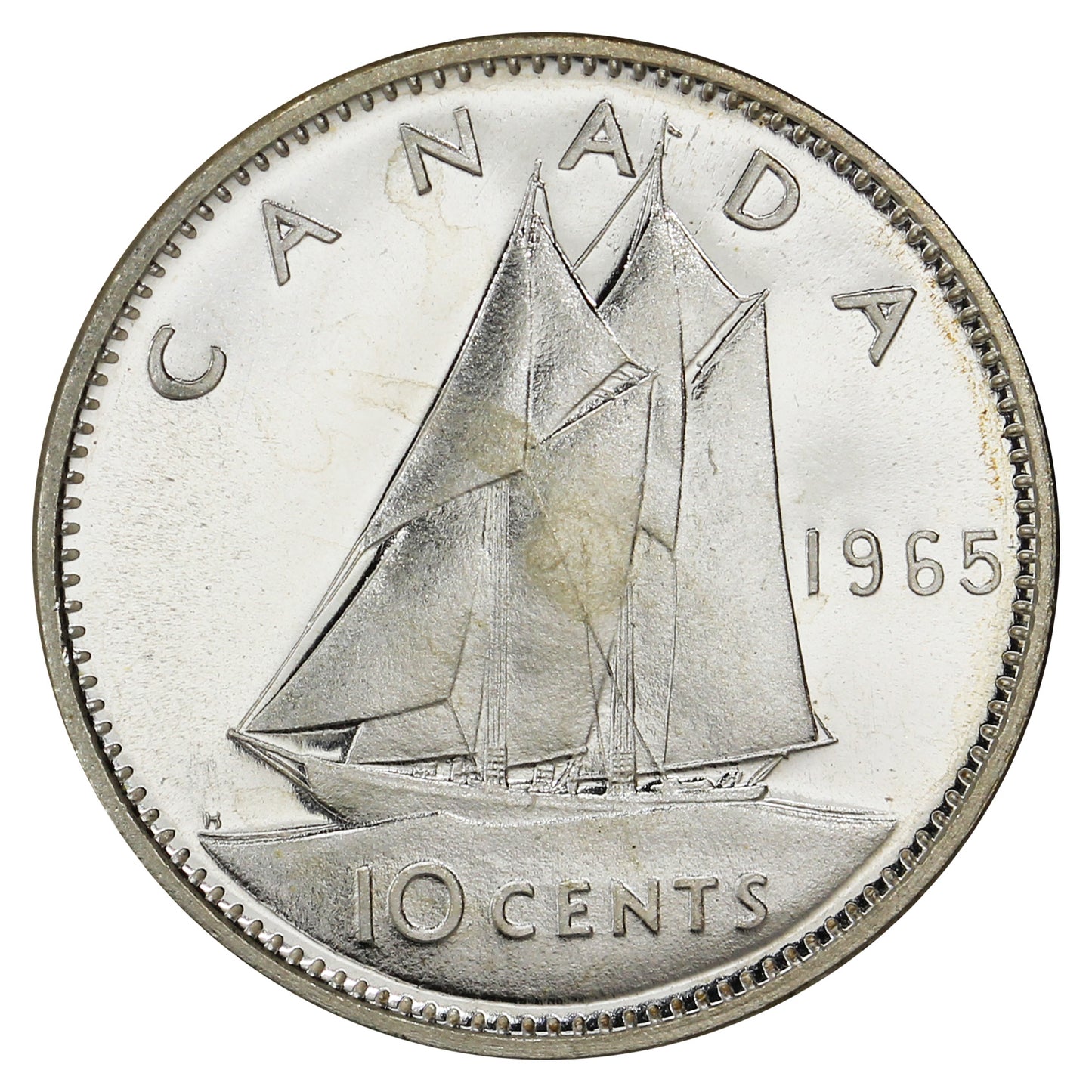 1965 Canada 10-cents Proof Like