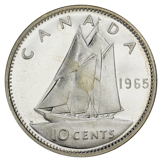 1965 Canada 10-cents Proof Like