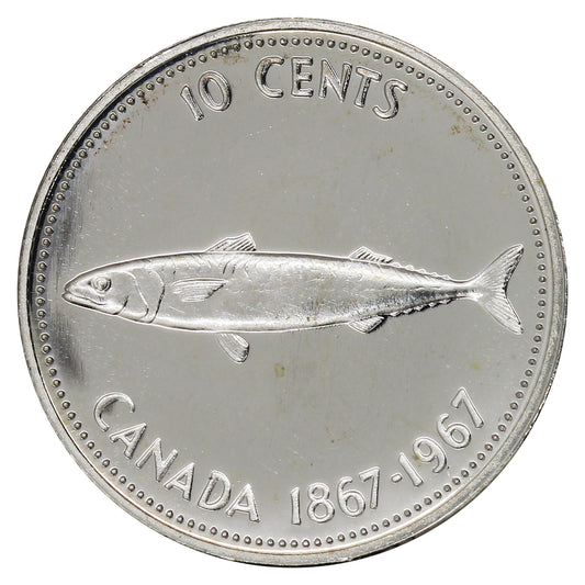 1967 Canada 10-cents Proof Like