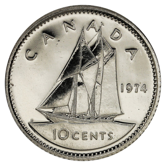 1974 Canada 10-cent Proof Like