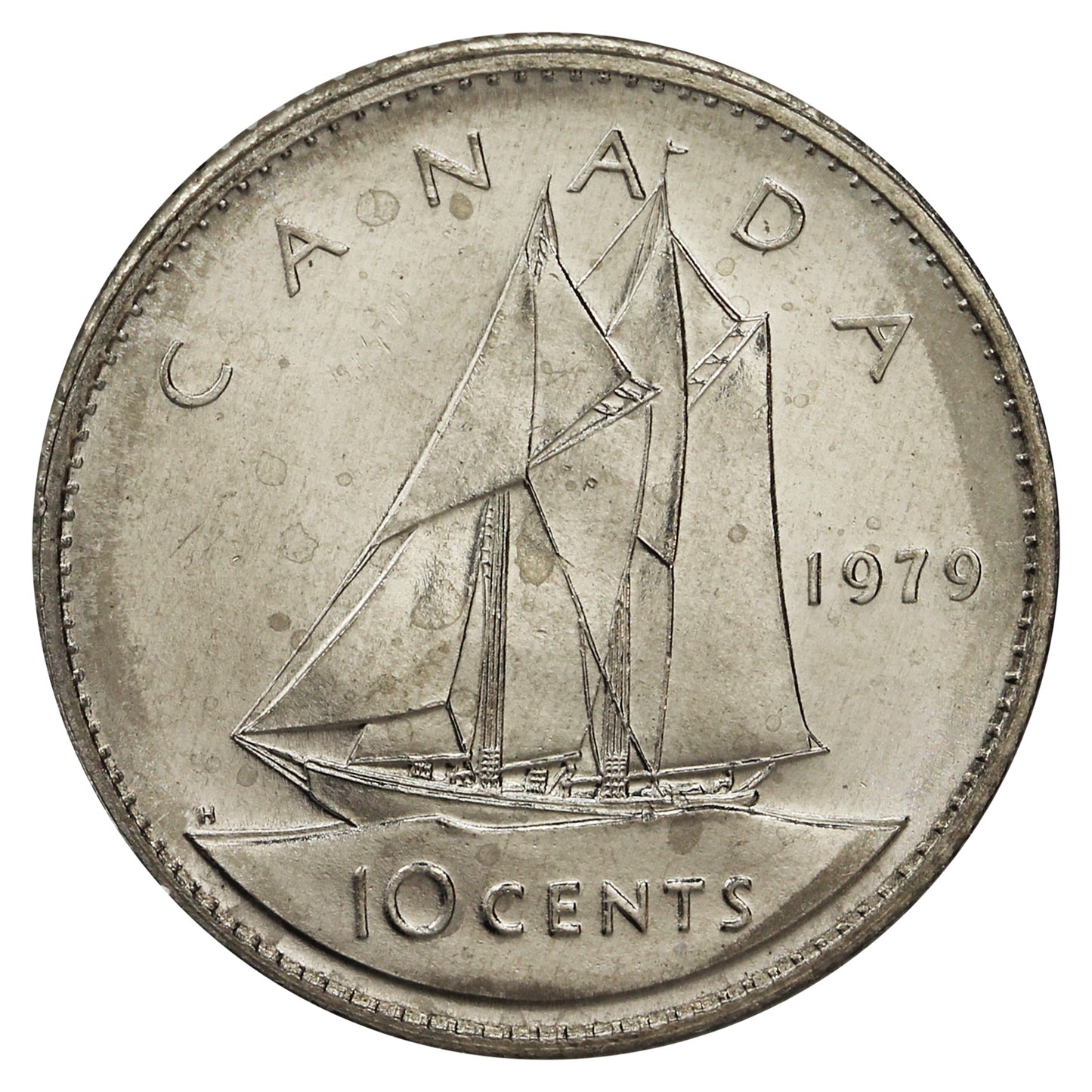 1979 Canada 10-cent Brilliant Uncirculated (MS-63)