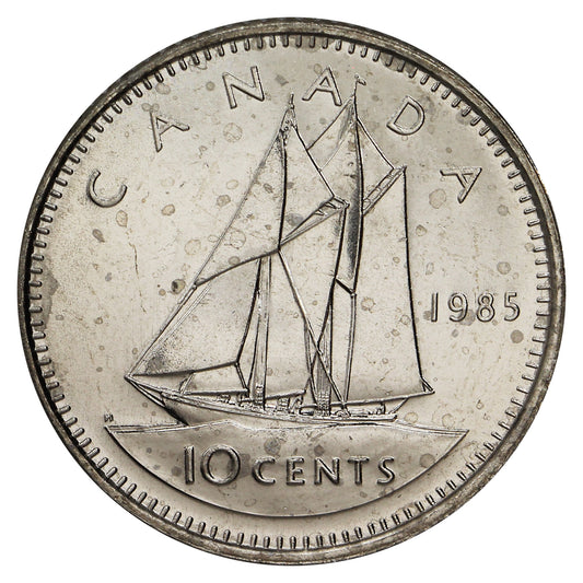 1985 Canada 10-cent Brilliant Uncirculated (MS-63)