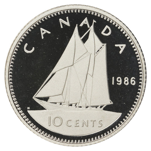 1986 Canada 10-cent Proof