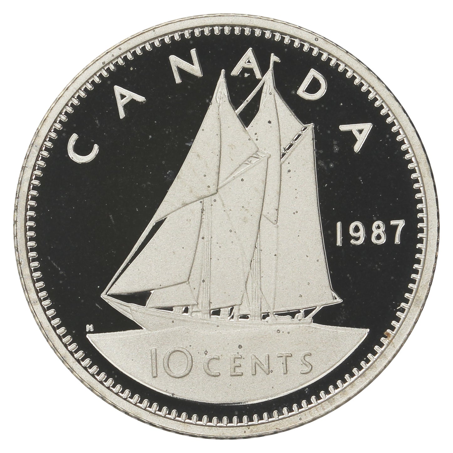 1987 Canada 10-cent Proof