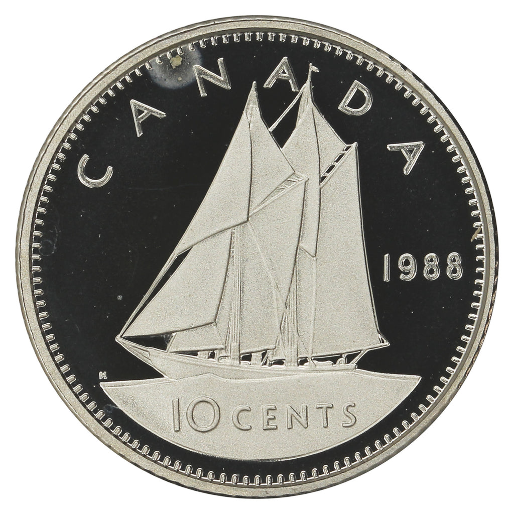 1988 Canada 10-cent Proof