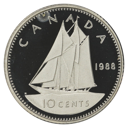 1988 Canada 10-cent Proof