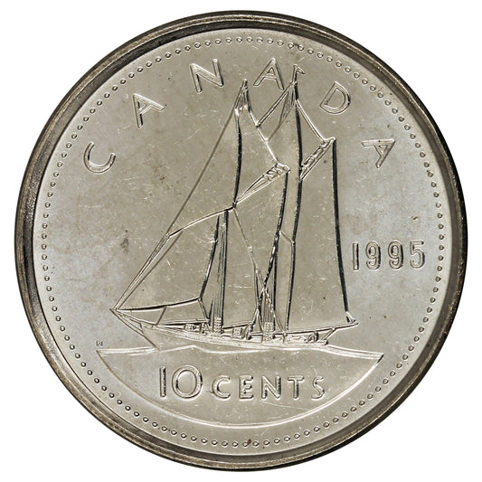 1995 Canada 10-cent Brilliant Uncirculated (MS-63)