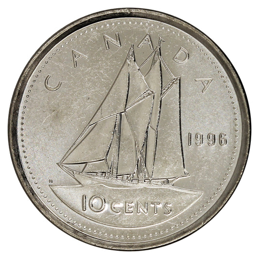 1996 Canada 10-cent Brilliant Uncirculated (MS-63)