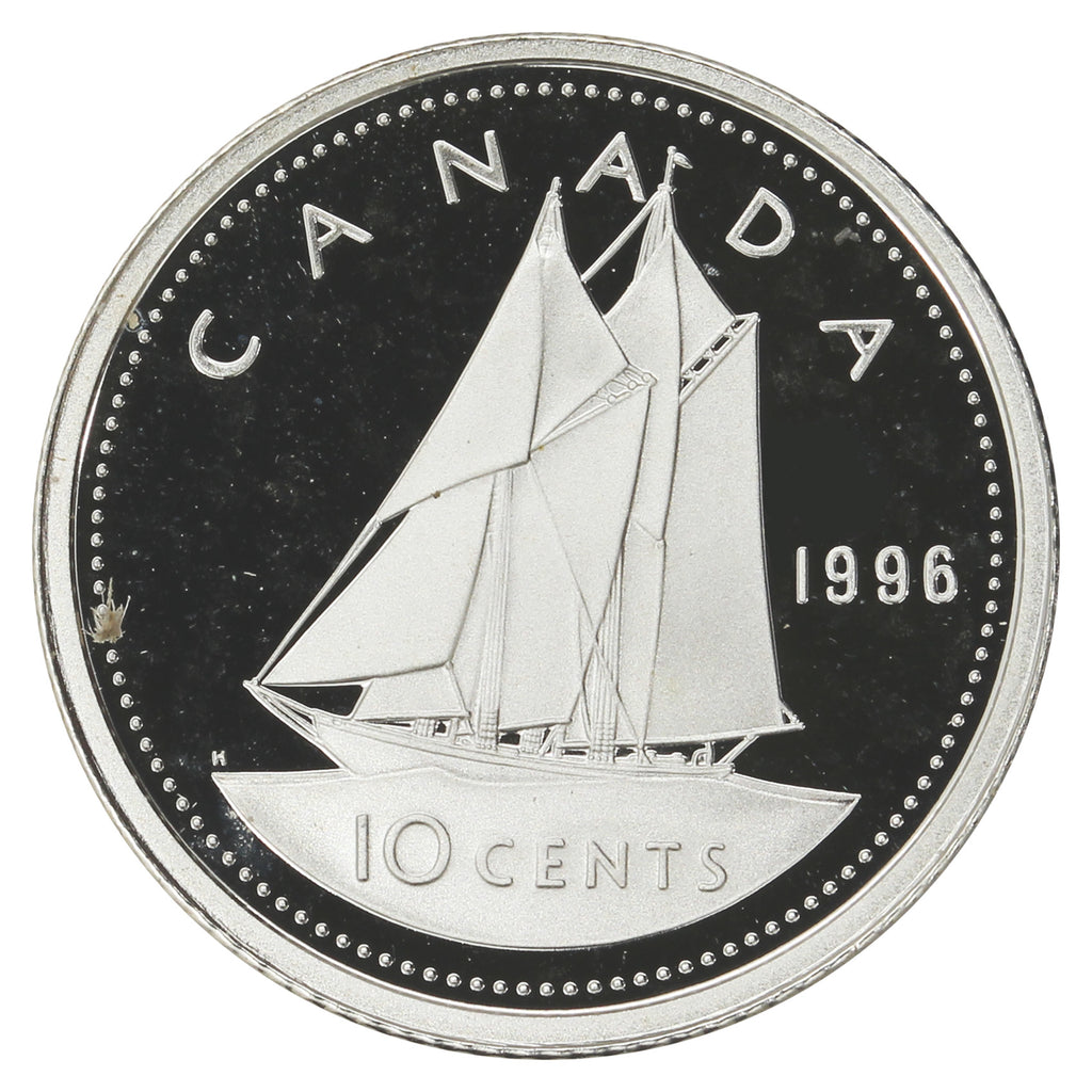 1996 Canada 10-cent Silver Proof