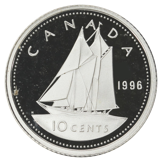 1996 Canada 10-cent Silver Proof
