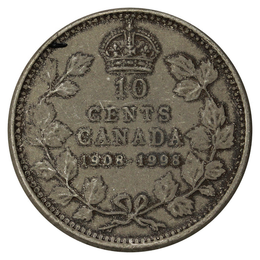 1998 (1908-1998) Antique Canada 10-cent Proof