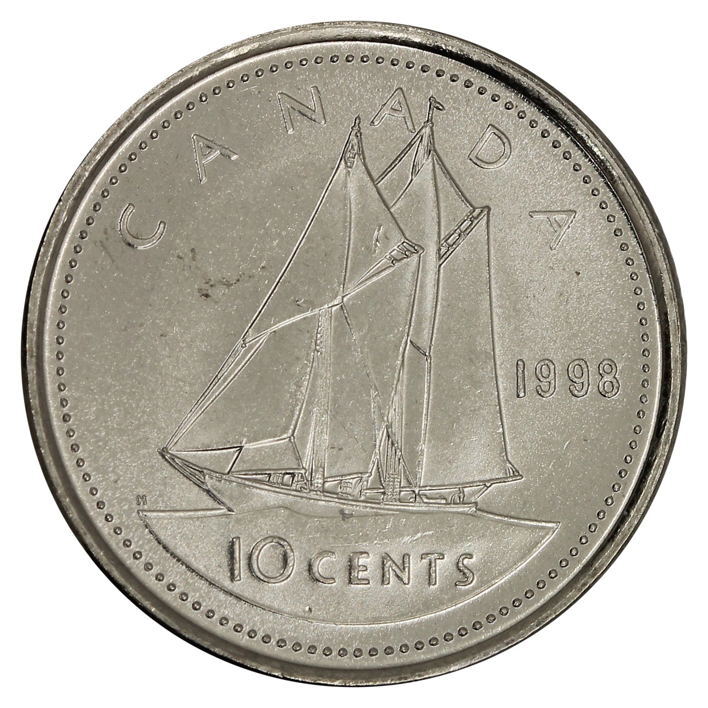 1998 Canada 10-cent Brilliant Uncirculated (MS-63)